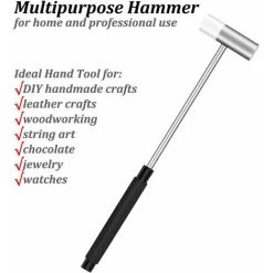 Kleiner Doppelhammer, 7 Zoll, Kunststoffkopf Und Metallkopf, Schwarzer Kunststoffgriff, Doppelt 11 Kleiner Doppelhammer, 7 Zoll, Kunststoffkopf Und Metallkopf, Schwarzer Kunststoffgriff, Doppelt -Werkzeug Garten Verkauf 100151953 5