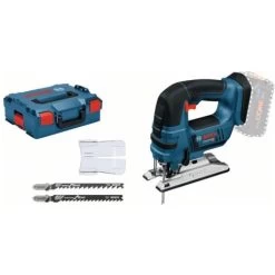 Bosch Professional Bosch Akku-Stichsäge GST 18 V-LI B, Solo Version, L-BOXX, 3 X Stichsägeblatt