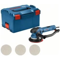Bosch Professional Bosch Exzenterschleifer GET 75-150, L-BOXX, 3 X Schleifblatt M480, Zubehör -Werkzeug Garten Verkauf 12494965 2