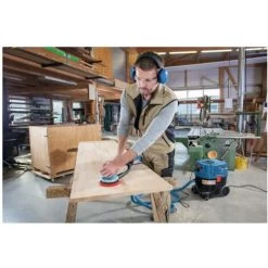 Bosch Professional Bosch Exzenterschleifer GET 75-150, L-BOXX, 3 X Schleifblatt M480, Zubehör -Werkzeug Garten Verkauf 12494965 4