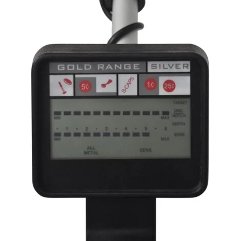 Metalldetektor Mit LCD-Anzeige Und 20 Cm Suchspule, Suchtiefe 300 Cm VidaXL 5 Metalldetektor Mit LCD-Anzeige Und 20 Cm Suchspule, Suchtiefe 300 Cm VidaXL – Bild 3