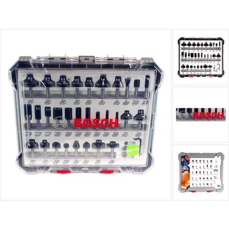 Bosch Freihandfräser-Set, 8-mm-Schaft, 30-tlg. 5 Bosch Freihandfräser-Set, 8-mm-Schaft, 30-tlg. – Bild 3