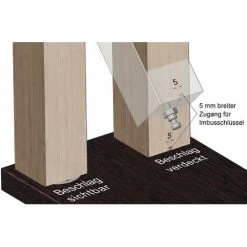 No Brand UNIFIX Universalverbinder Halter GR.1 40x26mm Aluminium -Werkzeug Garten Verkauf 14563226 3