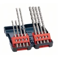 Bosch 8tlg. Hammerbohrer-Set SDS-Plus-3. Tough Box 5 X 110 (1x) 6 X 110 (1x) 6 X 160 (2x) Mm 8 X 160 (2