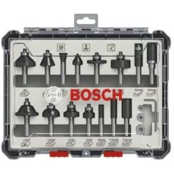 Bosch Freihandfräser-Set. 8-mm-Schaft. 15-teilig -Werkzeug Garten Verkauf 15024846 2