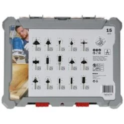 Bosch Freihandfräser-Set. 8-mm-Schaft. 15-teilig -Werkzeug Garten Verkauf 15024846 3