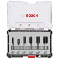Bosch Nutfräser-Set. 6-mm-Schaft. 6-teilig