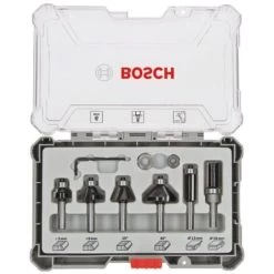 Bosch Rand- Und Kantenfräser-Set. 8-mm-Schaft. 6-teilig