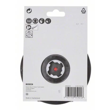 Bosch Ø 125mm X-LOCK Stützteller Klettverschluss 6 Bosch Ø 125mm X-LOCK Stützteller Klettverschluss – Bild 4