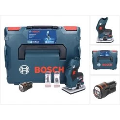 Bosch GKF 12V-8 Professional Akku Kantenfräse 12 V + 1x Akku 3,0 Ah + L-Boxx - Ohne Ladegerät