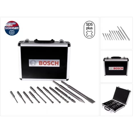 Bosch SDS-plus Bohrer Und Meißel Set 11tlg. + Koffer ( 2608579916 ) PGM Zertifiziert 3 Bosch SDS-plus Bohrer Und Meißel Set 11tlg. + Koffer ( 2608579916 ) PGM Zertifiziert
