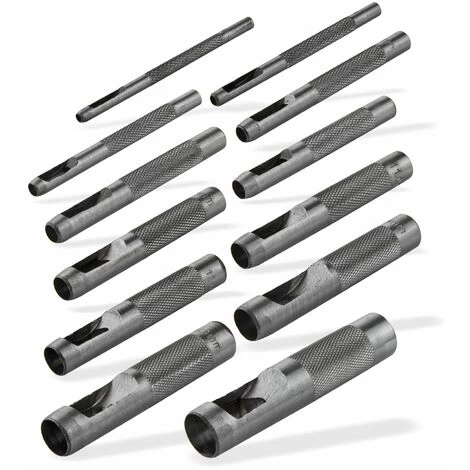 Locheisen Satz 12tlg. Stanzeisen Henkellocheisen Locheisen Lochstanzer Set 3 Locheisen Satz 12tlg. Stanzeisen Henkellocheisen Locheisen Lochstanzer Set