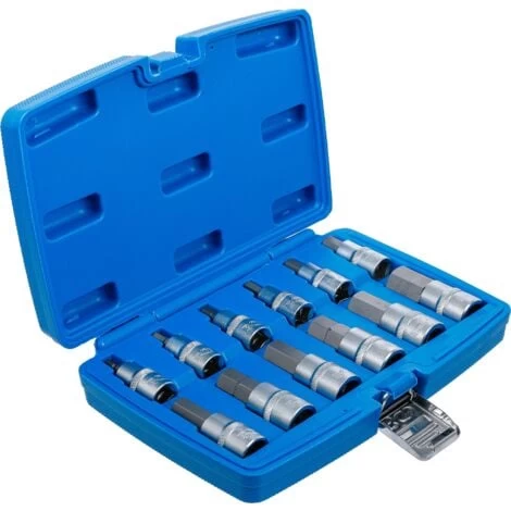 BGS Technic Bit-Einsatz-Satz Antrieb Innenvierkant 12,5 Mm (1/2) Innensechskant 5 - 22 Mm 12-tlg. 4 BGS Technic Bit-Einsatz-Satz Antrieb Innenvierkant 12,5 Mm (1/2) Innensechskant 5 - 22 Mm 12-tlg. – Bild 2