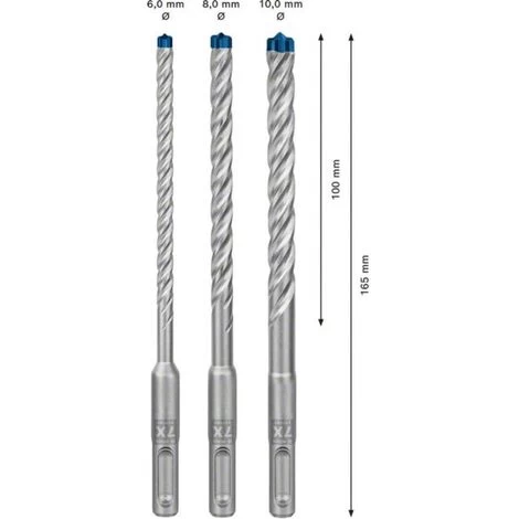 Bosch Expert SDS Plus-7X Hammerbohrer-Set, 6/8/10 mm, 3-tlg. 6 Bosch Expert SDS Plus-7X Hammerbohrer-Set, 6/8/10 mm, 3-tlg. – Bild 4
