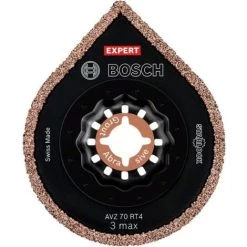 Bosch Expert 3 Max AVZ 70 RT4 Platte Zum Entfernen Von Fugen Für Multifunktionswerkzeuge, 70 mm