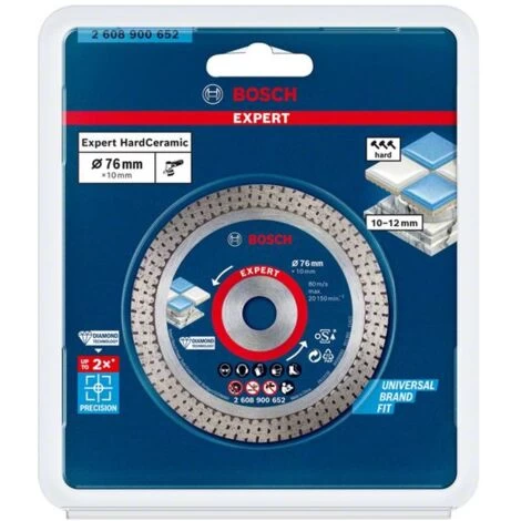 Bosch EXPERT HardCeramic 76 mm Diamanttrennscheiben 76 X 1,5 X 10 mm, Für Mini-Winkelschleifer 6 Bosch EXPERT HardCeramic 76 mm Diamanttrennscheiben 76 X 1,5 X 10 mm, Für Mini-Winkelschleifer – Bild 4