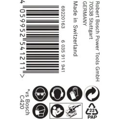 Bosch EXPERT M480 Schleifnetzrolle, 93 mm, 5 m, G 320., Für Handschleifen -Werkzeug Garten Verkauf 42542520 5