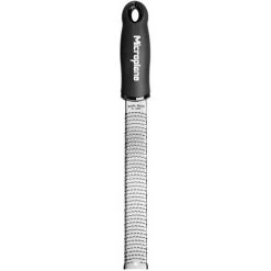 Microplane Küchenreibe Premium Classic, Zester, Reibe, Edelstahl, Kunststoff, Schwarz, 46020