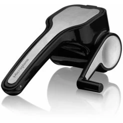 Microplane Rotierende Reibe, Trommelreibe, Kurbelreibe, Edelstahl, Kunststoff, Schwarz, 39904
