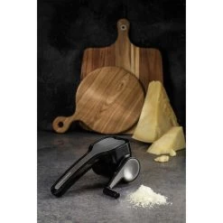 Microplane Rotierende Reibe, Trommelreibe, Kurbelreibe, Edelstahl, Kunststoff, Schwarz, 39904 -Werkzeug Garten Verkauf 42815047 5