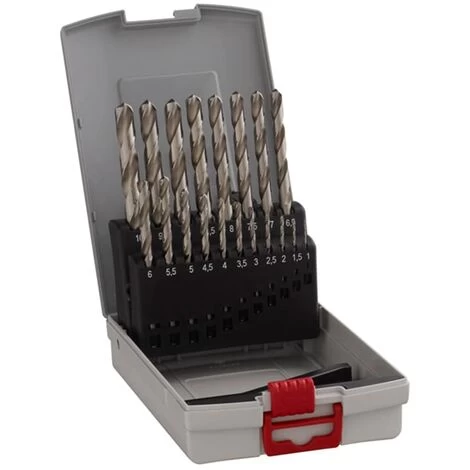 Bosch Metall-Bohrersatz Pro Box HSS-G 135° 1,0 - 10,0 Mm 19 Tlg. 3 Bosch Metall-Bohrersatz Pro Box HSS-G 135° 1,0 - 10,0 Mm 19 Tlg.