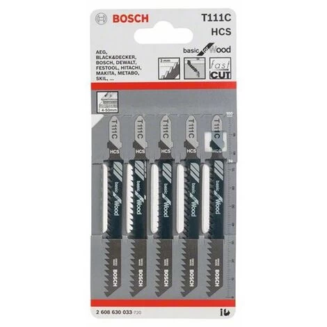 Bosch Stichsägeblatt Basic For Wood T 111 C 5er 2608630033 3 Bosch Stichsägeblatt Basic For Wood T 111 C 5er 2608630033