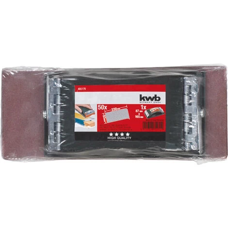 Kwb 485170 PROFI Handschleifer-Set, Mit 50 Schleifstreifen 93 X 230 Mm 1 St. 6 Kwb 485170 PROFI Handschleifer-Set, Mit 50 Schleifstreifen 93 X 230 Mm 1 St. – Bild 4
