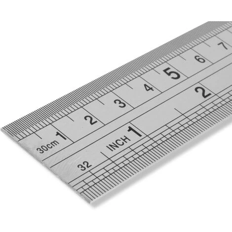 STAHLWERK Hochwertiges Edelstahl-Lineal / Stahlmaßstab In Der Länge 300 Mm, Geeignet Für Den Einsatz In Der Industrie, Handwerk Und DIY 5 STAHLWERK Hochwertiges Edelstahl-Lineal / Stahlmaßstab In Der Länge 300 Mm, Geeignet Für Den Einsatz In Der Industrie, Handwerk Und DIY – Bild 3