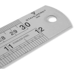 STAHLWERK Hochwertiges Edelstahl-Lineal / Stahlmaßstab In Der Länge 300 Mm, Geeignet Für Den Einsatz In Der Industrie, Handwerk Und DIY 10 STAHLWERK Hochwertiges Edelstahl-Lineal / Stahlmaßstab In Der Länge 300 Mm, Geeignet Für Den Einsatz In Der Industrie, Handwerk Und DIY -Werkzeug Garten Verkauf 46428567 4