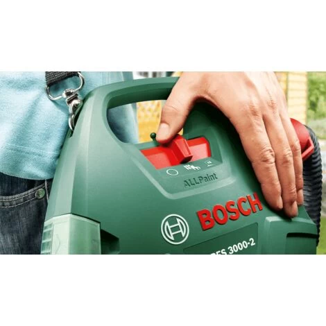 Bosch Elektrisches Farbsprühsystem PFS 3000-2 (650 Watt, Für Lack/Lasur/Wandfarbe, Mit 6 Zubehörteilen, Fördermenge 300 Ml/min) 7 Bosch Elektrisches Farbsprühsystem PFS 3000-2 (650 Watt, Für Lack/Lasur/Wandfarbe, Mit 6 Zubehörteilen, Fördermenge 300 Ml/min) – Bild 5