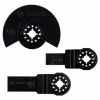 Bosch Accessories 2607017323 PMF Multifunktionswerkzeug-Zubehör-Set 3teilig 1 Set
