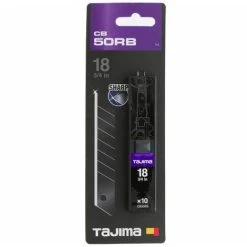 Tajima Cutterklingen RAZAR BLACK 18 Mm, Für Teppichmesser, Messerklinge, 10 Stk -Werkzeug Garten Verkauf 51788121 5