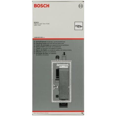 Bosch Schleifrahmen Für PBS 75 A, PBS 75 AE 4 Bosch Schleifrahmen Für PBS 75 A, PBS 75 AE – Bild 2