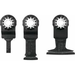 Bosch Professional 3 Tlg. Starlock Tauchsägeblatt Set (für Holz Und Metall, Zubehör Multifunktionswerkzeug)