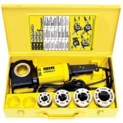 Rems Gewindeschneidkluppe Im Kasten Amigo-Set Mit Schnellwechsel-Schneidkäpfen