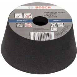 Bosch Schleiftopf, Konisch-Stein/Beton 90 Mm, 110 Mm, 55 Mm, 54