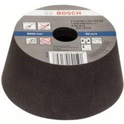 Bosch Schleiftopf, Konisch-Metall/Guss 90 Mm, 110 Mm, 55 Mm, 60
