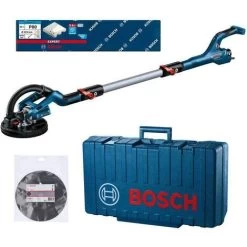 Bosch GTR 55-225 Trockenbauschleifer Im Koffer Inkl. 25x Schleifgitter K80