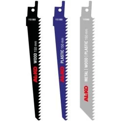 AL-KO 18 V Bosch Home And Garden Compatible Ersatzsägeblätter Zur Akku-Säbelsäge Ps 1815 (1Xholz,1Xme