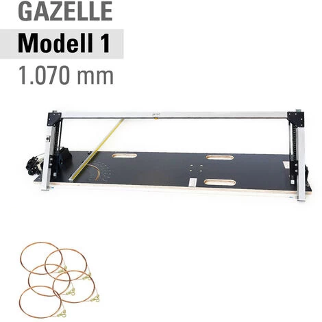 Styroporschneider » GAZELLE » Modell 1 » Heißdrahtschneider » Styroporschneidegerät 3 Styroporschneider » GAZELLE » Modell 1 » Heißdrahtschneider » Styroporschneidegerät