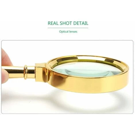 Lupe, 10-fache Taschenlupe Lupe Tragbare Leselupe Zum Lesen Von Büchern, Zeitungen, Kreuzworträtseln, Beobachten Von Insekten, Karten, Drucken, Schmuck (80 Mm Lupe) 6 Lupe, 10-fache Taschenlupe Lupe Tragbare Leselupe Zum Lesen Von Büchern, Zeitungen, Kreuzworträtseln, Beobachten Von Insekten, Karten, Drucken, Schmuck (80 Mm Lupe) – Bild 4