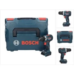 Bosch GSR 18V-90 C Professional Akku Bohrschrauber 18 V 64 Nm ( 06019K6002 ) Brushless + L-Boxx - Ohne Akku, Ohne Ladegerät