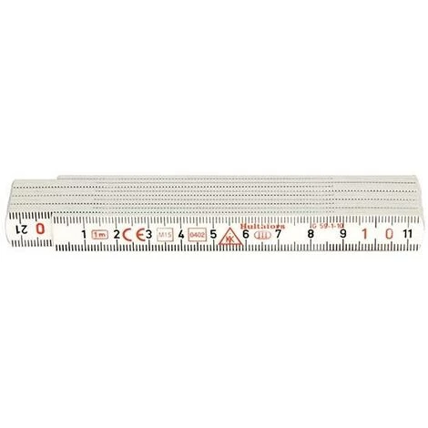 Gliedermaßstab Kunststoff1mx13mm Weiß Hultafors 3 Gliedermaßstab Kunststoff1mx13mm Weiß Hultafors