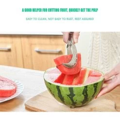 Edelstahl-Wassermelonen-Artefakt-Schneidemesser Zum Entsteinen Von Obst- Und Gemüsewerkzeugen, Küchenzubehör -Werkzeug Garten Verkauf 74765945 4