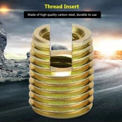 Ladacèe,Packung Mit 15 Selbstschneidenden Gewindeschrauben Aus Verzinktem Karbonstahl Zur Gewindereparatur, Anthrazitfarbener Stahl, M6/M9 10 Ladacèe,Packung Mit 15 Selbstschneidenden Gewindeschrauben Aus Verzinktem Karbonstahl Zur Gewindereparatur, Anthrazitfarbener Stahl, M6/M9 -Werkzeug Garten Verkauf 74928942 4