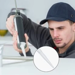 24-teiliges Dichtungsdüsenkappen-Set, Enthält 12 Packungen Weiße Dichtungsdüsen Und 12 Packungen Rote Dichtungskappen Düsenkappen, Kunststoff -Werkzeug Garten Verkauf 77256887 4