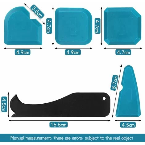 Silikon-Dichtmittel-Set, 5 Stück Silikon-Fugenglätter, Spachtel, Fugenabdichtungswerkzeug, Fugenglätter, Silikon-Dichtmittel-Finisher Für Küche, Badezimmer, Fugenmörtel 4 Silikon-Dichtmittel-Set, 5 Stück Silikon-Fugenglätter, Spachtel, Fugenabdichtungswerkzeug, Fugenglätter, Silikon-Dichtmittel-Finisher Für Küche, Badezimmer, Fugenmörtel – Bild 2