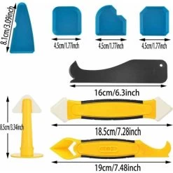 Stück Silikon-Fugenglätter Und Verstemmungswerkzeuge Für Badezimmer, Küche Und Dichtungsmittel Silikonfugenentferner 9 Stück Silikon-Fugenglätter Und Verstemmungswerkzeuge Für Badezimmer, Küche Und Dichtungsmittel Silikonfugenentferner -Werkzeug Garten Verkauf 78317569 3