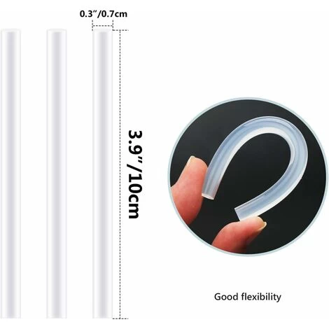 Mini-Heißklebestifte, Transparent, ENPOINT 3,93 X 0,27 Zoll, 72 Stück, Kleine Heißklebestifte Für Stoff, Holz, Heißschmelzkleber, Klebestifte, Bulk Für Handwerk, DIY, Kunst, Kleben, Projekte, Dekorati 4 Mini-Heißklebestifte, Transparent, ENPOINT 3,93 X 0,27 Zoll, 72 Stück, Kleine Heißklebestifte Für Stoff, Holz, Heißschmelzkleber, Klebestifte, Bulk Für Handwerk, DIY, Kunst, Kleben, Projekte, Dekorati – Bild 2