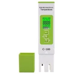 5-in-1-Digital-Wasserqualitätstester Zum Testen Von Tds/ec/Salinität/SG./Temperatur Mit Hoher Genauigkeit, Test Für Trinkwasser, Zuhause, Schwimmbad, Aqua